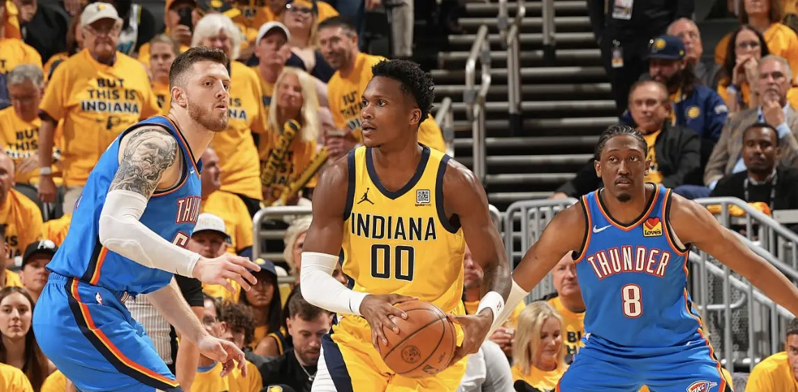 Indiana reprend l’avantage face à OKC grâce à son banc, les Pacers à deux matchs du titre !