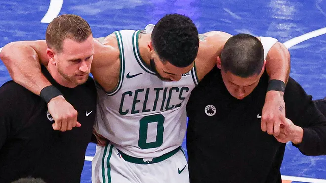 Une rupture du tendon d'Achille, fin de saison pour Jayson Tatum
